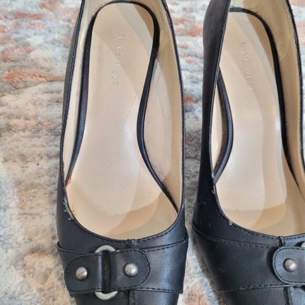 Nine West Rochell Black Heels‎ - Size 7 - Picture 3 of 7